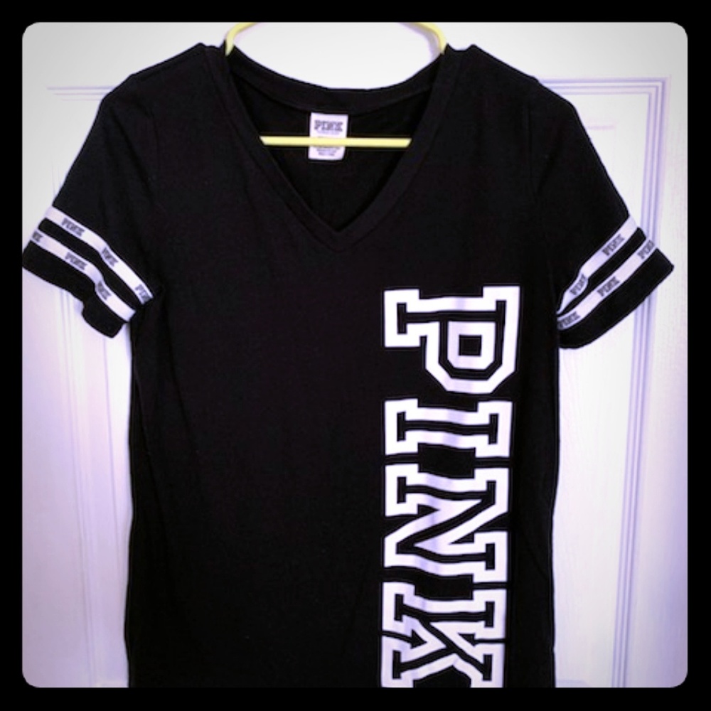 Pink by Victoria's secret vneck tshirt